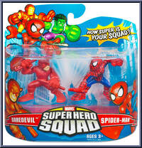 Daredevil & Spider-Man from Marvel Super Hero Squad - Series  8 manufactured by Hasbro [Front]