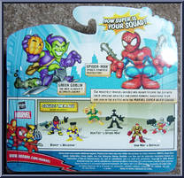 Green Goblin & Spider-Man from Marvel Super Hero Squad - Series 15 manufactured by Hasbro [Back]