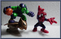 Green Goblin & Spider-Man from Marvel Super Hero Squad - Series 15 manufactured by Hasbro [Loose]