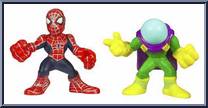 Spider-Man & Mysterio from Marvel Super Hero Squad - Spider-Man Series 4 manufactured by Hasbro [Loose]