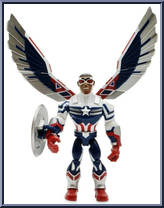 Captain America from Marvel Toybox - Basic Series manufactured by Disney [Loose]