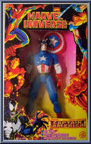 Captain America from Marvel Universe - 10" Scale - Series  1 manufactured by Toy Biz [Front]