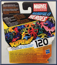 Handful of Heroes from Marvel Universe - Handful of Heroes manufactured by Toy Biz [Back]