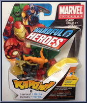 Handful of Heroes from Marvel Universe - Handful of Heroes manufactured by Toy Biz [Front]
