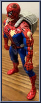 Spider-Man (Battle Ravaged) from Marvel Universe - 5" Scale - Series  6 manufactured by Toy Biz [Loose]