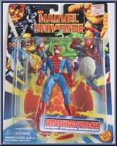 Spider-Man (Battle Ravaged) from Marvel Universe - 5" Scale - Series  6 manufactured by Toy Biz [Front]