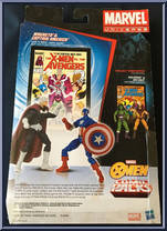 Captain America / Magneto from Marvel Universe - Fury Files - Comic Packs - X-Men manufactured by Hasbro [Back]