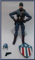 Captain America (WWII Ultimates) from Marvel Universe - Fury Files - Exclusives - SDCC manufactured by Hasbro [Loose]