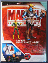 Savage Frost Giant / Loki from Marvel Universe - Fury Files - Gigantic Battles manufactured by Hasbro [Back]
