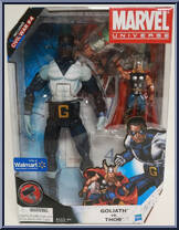 Goliath vs. Thor from Marvel Universe - Fury Files - Exclusives manufactured by Hasbro [Front]