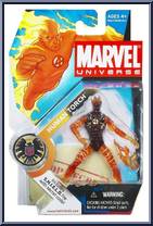 Human Torch (Flamed On) from Marvel Universe - Fury Files - Wave  1 manufactured by Hasbro [Front]