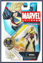 Ms. Marvel (Modern) from Marvel Universe - Fury Files - Wave  3 manufactured by Hasbro [Front]