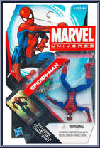 Spider-Man (Red / Blue) from Marvel Universe - Fury Files - Wave 18 manufactured by Hasbro [Front]