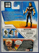 Warpath from Marvel Universe - Fury Files - Wave 24 manufactured by Hasbro [Back]