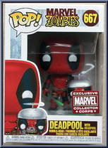 Zombie Deadpool (Headpool) from Marvel Zombies - Pop! Vinyl Figures manufactured by Funko [Front]