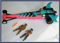 Afterburner from M.A.S.K. - Split Seconds manufactured by Kenner [Loose]
