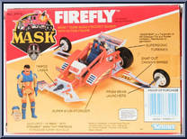 Firefly from M.A.S.K. - Series 2 manufactured by Kenner [Back]