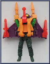 Glider Strike with Jacques LaFleur from M.A.S.K. - Adventure Packs manufactured by Kenner [Loose]