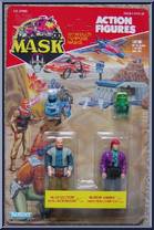 Alex Sector / Buddie Hawks from M.A.S.K. - 2-Packs manufactured by Kenner [Front]
