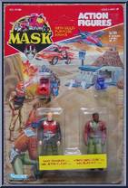 Matt Trakker / Hondo Mac Lean from M.A.S.K. - 2-Packs manufactured by Kenner [Front]