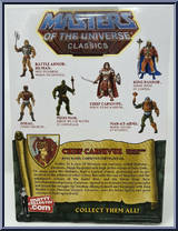 Chief Carnivus from Masters of the Universe - Classics - Basic Series manufactured by Mattel [Back]