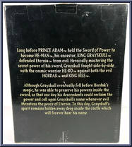 King Greyskull from Masters of the Universe - Classics - Basic Series manufactured by Mattel [Back]