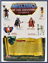 Prahvus from Masters of the Universe - Classics - Basic Series manufactured by Mattel [Back]
