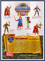 Sir Laser-Lot from Masters of the Universe - Classics - Basic Series manufactured by Mattel [Back]