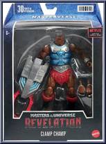 Clamp Champ from Masters of the Universe - Masterverse - Revelation manufactured by Mattel [Front]