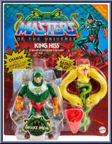 King Hiss from Masters of the Universe - Origins - Deluxe manufactured by Mattel [Front]
