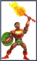 Sun-Man (Alternate Head) from Masters of the Universe - Origins - Basic Series manufactured by Mattel [Loose]