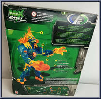Elementor Agua Y Fuego from Max Steel - Adrenalink - Extroyers manufactured by Mattel [Back]