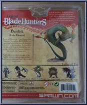 Basilisk - Lake Demon from McFarlane's Fantasy - Series 1 - Legend of the Bladehunters manufactured by McFarlane [Back]