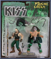 Peter Criss (with Animal Wrangler) from McFarlane's Music - KISS - Series 2 - Psycho Circus manufactured by McFarlane [Front]