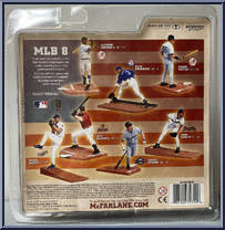 Alex Rodriguez (Gray Jersey) from McFarlane's Sports Picks - MLB - Series  8 manufactured by McFarlane [Back]