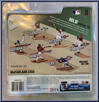 Andruw Jones (Red Jersey) from McFarlane's Sports Picks - MLB - Series 15 manufactured by McFarlane [Back]