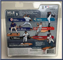 Andruw Jones (Gray Jersey) from McFarlane's Sports Picks - MLB - Series  9 manufactured by McFarlane [Back]