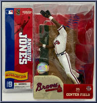 Andruw Jones (White Jersey) from McFarlane's Sports Picks - MLB - Series  9 manufactured by McFarlane [Front]
