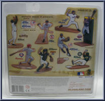 Barry Bonds (White Jersey) from McFarlane's Sports Picks - MLB - Series  5 manufactured by McFarlane [Back]