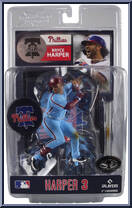 Bryce Harper (Phillies) (Platinum Edition) from McFarlane's Sports Picks - MLB - 2024 Series manufactured by McFarlane [Front]