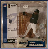 Carlos Delgado (Black Jersey) from McFarlane's Sports Picks - MLB - Series 10 manufactured by McFarlane [Front]