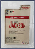 Conor Jackson from McFarlane's Sports Picks - MLB - 3" Figures - Series 5 manufactured by McFarlane [Back]