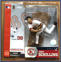 Curt Schilling (White Uniform) from McFarlane's Sports Picks - MLB - Series 10 manufactured by McFarlane [Front]