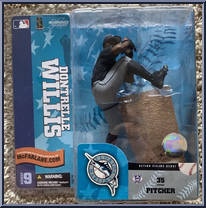 Dontrelle Willis (Black Jersey) from McFarlane's Sports Picks - MLB - Series  9 manufactured by McFarlane [Front]