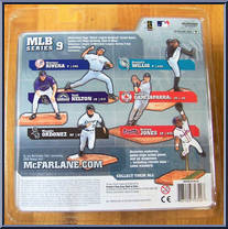 Dontrelle Willis (Gray Jersey) from McFarlane's Sports Picks - MLB - Series  9 manufactured by McFarlane [Back]