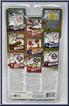 Dustin Pedroia (White Jersey) from McFarlane's Sports Picks - MLB - Series 27 manufactured by McFarlane [Back]