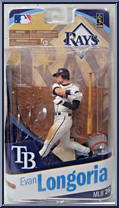 Evan Longoria (White Uniform) from McFarlane's Sports Picks - MLB - Series 26 manufactured by McFarlane [Front]