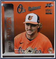 Gunnar Henderson (Baltimore Orioles) from McFarlane's Sports Picks - MLB - 2025 Series manufactured by McFarlane [Back]