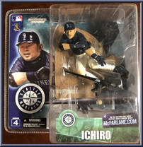 Ichiro (Black Jersey) from McFarlane's Sports Picks - MLB - Series  4 manufactured by McFarlane [Front]