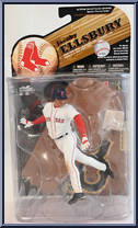Jacoby Ellsbury (White Jersey) from McFarlane's Sports Picks - MLB - Series 25 manufactured by McFarlane [Front]